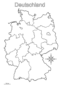Karte Bundesländer Deutschland Blanko | My blog
